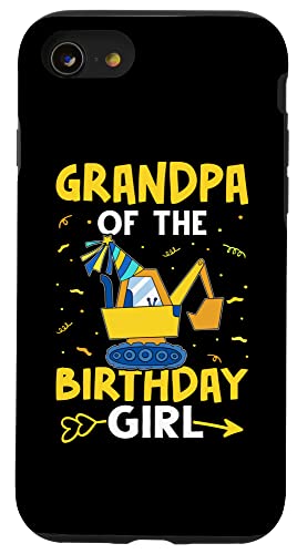 Grandpa Of The Birthday Girl Bagger Hülle für iPhone SE (2020) / 7 / 8 von Favorite Grandpa Designs For Boys