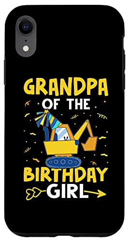 Grandpa Of The Birthday Girl Bagger Hülle für iPhone XR von Favorite Grandpa Designs For Boys