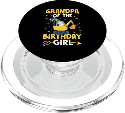 Grandpa Of The Birthday Girl Bagger PopSockets PopGrip für MagSafe von Favorite Grandpa Designs For Boys