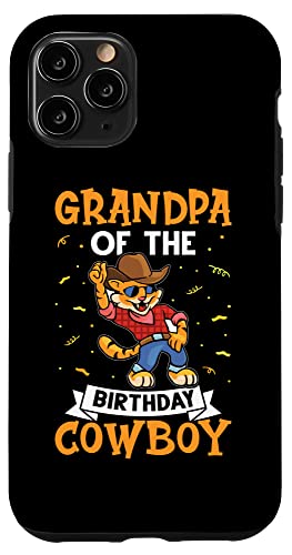 Opa Of The Birthday Cowboy für Kinder Hülle für iPhone 11 Pro von Favorite Grandpa Designs For Boys