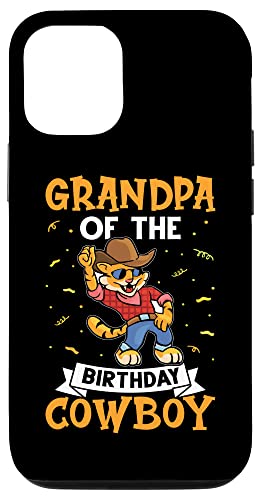 Opa Of The Birthday Cowboy für Kinder Hülle für iPhone 12/12 Pro von Favorite Grandpa Designs For Boys