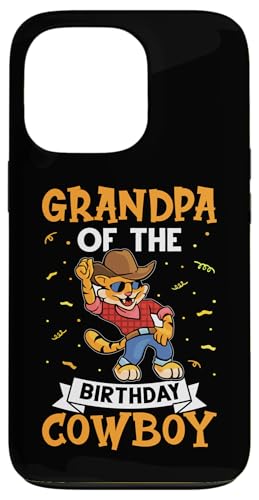 Opa Of The Birthday Cowboy für Kinder Hülle für iPhone 13 Pro von Favorite Grandpa Designs For Boys