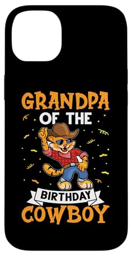 Opa Of The Birthday Cowboy für Kinder Hülle für iPhone 14 Plus von Favorite Grandpa Designs For Boys
