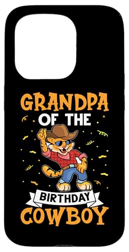 Opa Of The Birthday Cowboy für Kinder Hülle für iPhone 15 Pro von Favorite Grandpa Designs For Boys