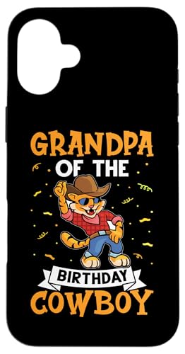 Opa Of The Birthday Cowboy für Kinder Hülle für iPhone 16 Plus von Favorite Grandpa Designs For Boys