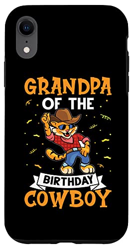 Opa Of The Birthday Cowboy für Kinder Hülle für iPhone XR von Favorite Grandpa Designs For Boys