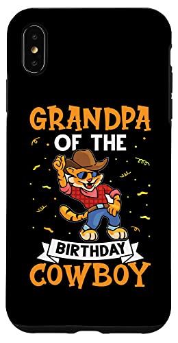 Opa Of The Birthday Cowboy für Kinder Hülle für iPhone XS Max von Favorite Grandpa Designs For Boys