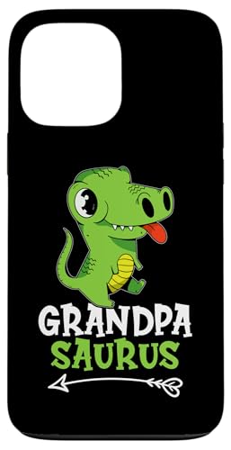 Opa Saurus Green T-Rex für Mädchen und Jungen Hülle für iPhone 13 Pro Max von Favorite Grandpa Designs For Boys