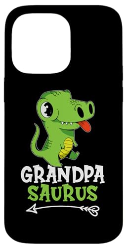 Opa Saurus Green T-Rex für Mädchen und Jungen Hülle für iPhone 14 Pro Max von Favorite Grandpa Designs For Boys
