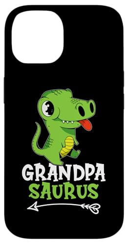 Opa Saurus Green T-Rex für Mädchen und Jungen Hülle für iPhone 14 von Favorite Grandpa Designs For Boys