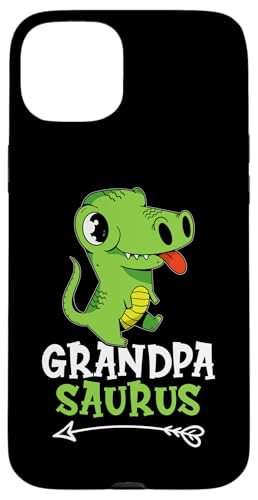 Opa Saurus Green T-Rex für Mädchen und Jungen Hülle für iPhone 15 Plus von Favorite Grandpa Designs For Boys