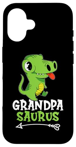 Opa Saurus Green T-Rex für Mädchen und Jungen Hülle für iPhone 16 von Favorite Grandpa Designs For Boys