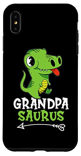 Opa Saurus Green T-Rex für Mädchen und Jungen Hülle für iPhone XS Max von Favorite Grandpa Designs For Boys