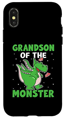 Enkel des Monsters für Mädchen und Jungen Hülle für iPhone X/XS von Favorite Grandson Designs For Boys