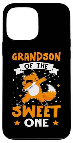 Enkel von The Sweet One Fox Dab Hülle für iPhone 13 Pro Max von Favorite Grandson Designs For Boys