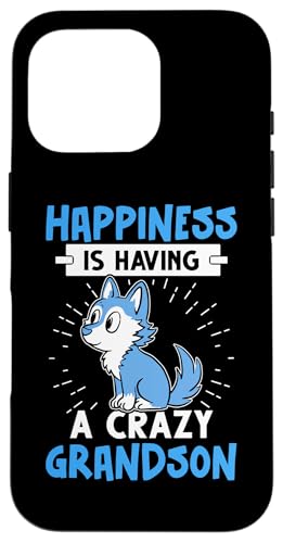 Glück ist, einen verrückten Enkel zu haben Hülle für iPhone 16 Pro von Favorite Grandson Designs For Boys