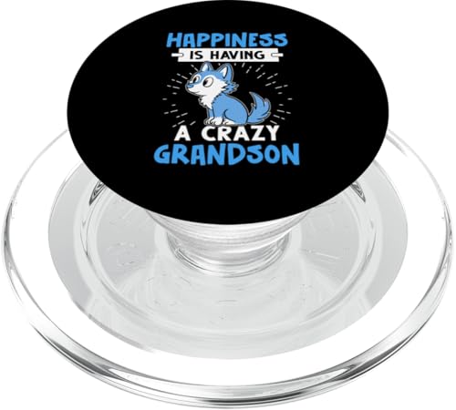 Glück ist, einen verrückten Enkel zu haben PopSockets PopGrip für MagSafe von Favorite Grandson Designs For Boys