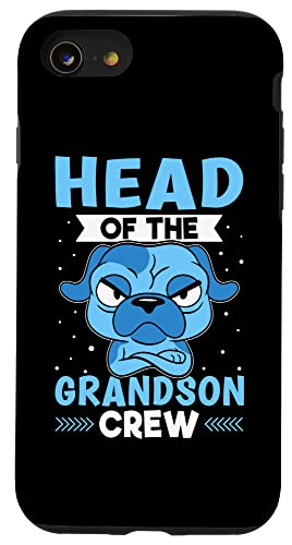 Head Of The Grandson Crew für Mädchen und Jungen Hülle für iPhone SE (2020) / 7 / 8 von Favorite Grandson Designs For Boys