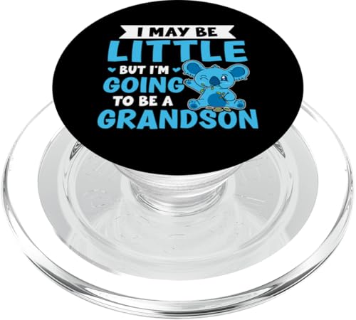 Ich bin vielleicht klein, aber ich werde ein Enkel sein PopSockets PopGrip für MagSafe von Favorite Grandson Designs For Boys