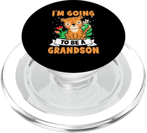 Ich werde ein Enkel für Mädchen und Jungen sein PopSockets PopGrip für MagSafe von Favorite Grandson Designs For Boys