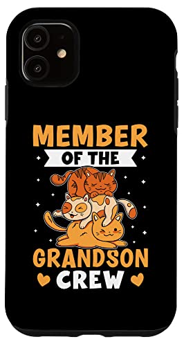 Mitglied der Enkelsohn Crew Design Katze Hülle für iPhone 11 Mitglied der Enkelsohn Crew Design Katze Hülle für iPhone 11 von Favorite Grandson Designs For Boys