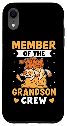 Mitglied der Enkelsohn Crew Design Katze Hülle für iPhone XR Mitglied der Enkelsohn Crew Design Katze Hülle für iPhone XR von Favorite Grandson Designs For Boys