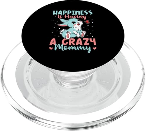 Glück ist, einen verrückten Hasen im Mama-Design zu haben PopSockets PopGrip für MagSafe Glück ist, einen verrückten Hasen im Mama-Design zu haben PopSockets PopGrip für MagSafe von Favorite Mommy Designs For Women