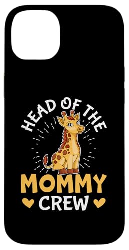 Head Of The Mommy Crew Design Giraffe Hülle für iPhone 14 Plus von Favorite Mommy Designs For Women