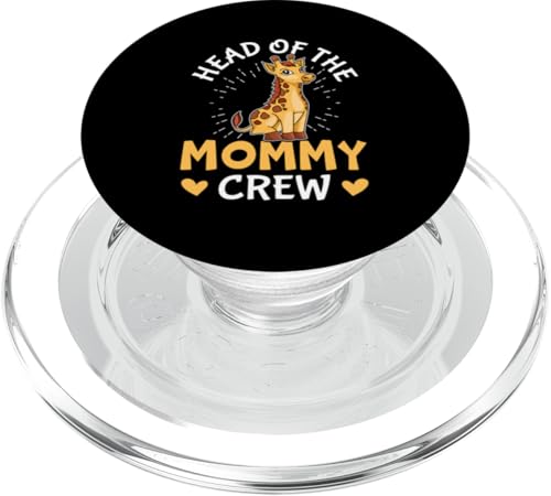 Head Of The Mommy Crew Design Giraffe PopSockets PopGrip für MagSafe Head Of The Mommy Crew Design Giraffe PopSockets PopGrip für MagSafe von Favorite Mommy Designs For Women
