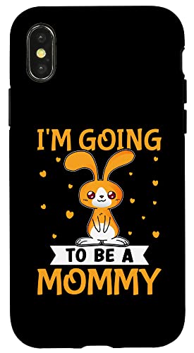 I'm Going To Be A Mommy Design with Bunny Hülle für iPhone X/XS von Favorite Mommy Designs For Women
