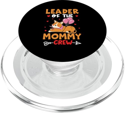Leader Of The Mommy Crew-Design mit Hund PopSockets PopGrip für MagSafe Leader Of The Mommy Crew-Design mit Hund PopSockets PopGrip für MagSafe von Favorite Mommy Designs For Women