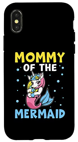 Mama der Meerjungfrau Design für Mädchen Hülle für iPhone X/XS von Favorite Mommy Designs For Women