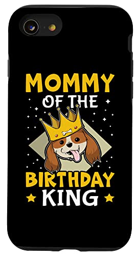 Mami Of The Birthday King Dog mit Krone Hülle für iPhone SE (2020) / 7 / 8 von Favorite Mommy Designs For Women