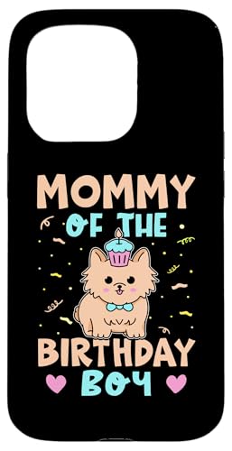 Mommy Of The Birthday Boy Hund mit Cupcake Hülle für iPhone 15 Pro von Favorite Mommy Designs For Women