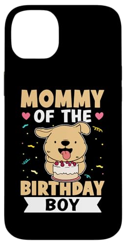 Mommy Of The Birthday Boy Hund mit Kuchen Hülle für iPhone 14 Plus von Favorite Mommy Designs For Women