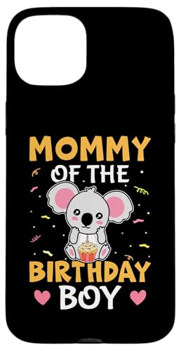 Mommy Of The Birthday Boy Koalabär für Mädchen Hülle für iPhone 15 Plus von Favorite Mommy Designs For Women