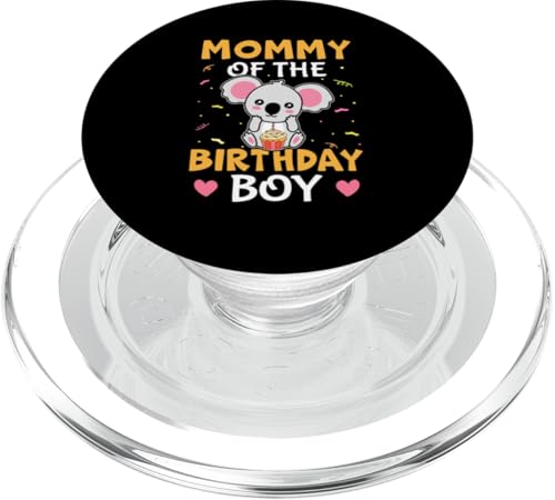 Mommy Of The Birthday Boy Koalabär für Mädchen PopSockets PopGrip für MagSafe Mommy Of The Birthday Boy Koalabär für Mädchen PopSockets PopGrip für MagSafe von Favorite Mommy Designs For Women