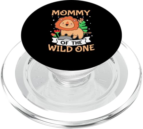 Mommy Of The Wild One Kinder-Design mit Löwe PopSockets PopGrip für MagSafe Mommy Of The Wild One Kinder-Design mit Löwe PopSockets PopGrip für MagSafe von Favorite Mommy Designs For Women