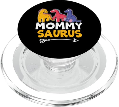 Mommy Saurus Dino für Mädchen und Jungen PopSockets PopGrip für MagSafe von Favorite Mommy Designs For Women