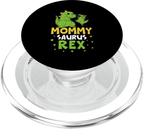 Mommy Saurus Rex Green Dino für Mädchen und Jungen PopSockets PopGrip für MagSafe Mommy Saurus Rex Green Dino für Mädchen und Jungen PopSockets PopGrip für MagSafe von Favorite Mommy Designs For Women