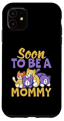 Soon To Be A Mommy Design mit Katzen für Mädchen Hülle für iPhone 11 von Favorite Mommy Designs For Women