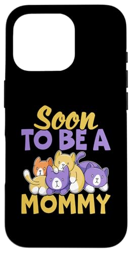 Soon To Be A Mommy Design mit Katzen für Mädchen Hülle für iPhone 16 Pro von Favorite Mommy Designs For Women