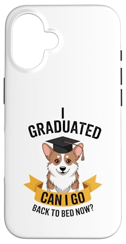 Lustiger Corgi-Absolvent Geh schläfrig müde ins Bett Hülle für iPhone 16 Lustiger Corgi-Absolvent Geh schläfrig müde ins Bett Hülle für iPhone 16 von Favorite Sleepy Graduate Pet Animal Cute Art