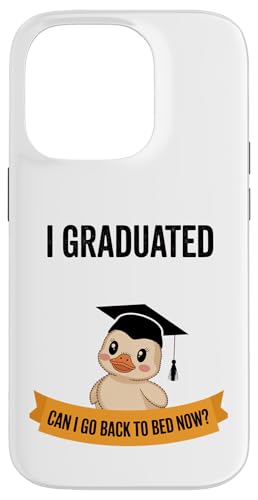 Lustiger Entenabschluss, Absolvent, schläfrig, müde, ins Bett Hülle für iPhone 14 Pro Lustiger Entenabschluss, Absolvent, schläfrig, müde, ins Bett Hülle für iPhone 14 Pro von Favorite Sleepy Graduate Pet Animal Cute Art