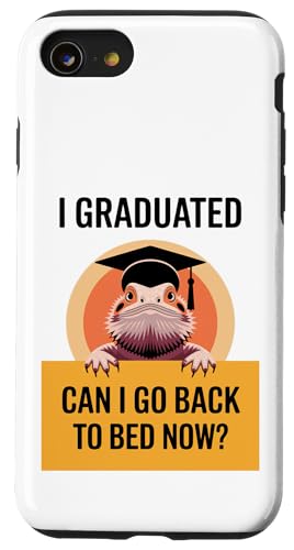 Lustiger Entenabschluss, Absolvent, schläfrig, müde, ins Bett Hülle für iPhone SE (2020) / 7 / 8 von Favorite Sleepy Graduate Pet Animal Cute Art