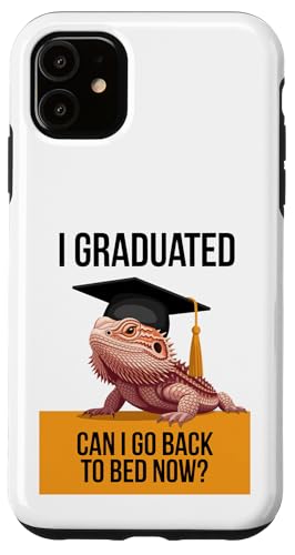 Lustiger Leguan, Abschluss, Schlafmüde Hülle für iPhone 11 Lustiger Leguan, Abschluss, Schlafmüde Hülle für iPhone 11 von Favorite Sleepy Graduate Pet Animal Cute Art