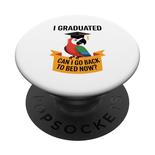 Lustiger Papageien-Abschluss-Abschluss-Schlafbett schläfrig müde PopSockets Klebender PopGrip Lustiger Papageien-Abschluss-Abschluss-Schlafbett schläfrig müde PopSockets Klebender PopGrip von Favorite Sleepy Graduate Pet Animal Cute Art