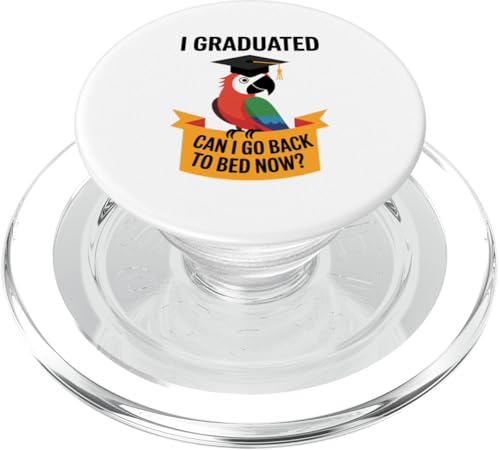 Lustiger Papageien-Abschluss-Abschluss-Schlafbett schläfrig müde PopSockets PopGrip für MagSafe Lustiger Papageien-Abschluss-Abschluss-Schlafbett schläfrig müde PopSockets PopGrip für MagSafe von Favorite Sleepy Graduate Pet Animal Cute Art