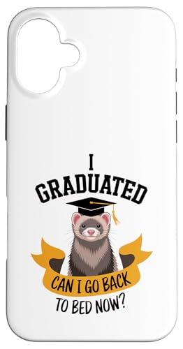 Lustiges Frettchen, Abschlussfeier, Bett, schläfrig müde Hülle für iPhone 16 Plus Lustiges Frettchen, Abschlussfeier, Bett, schläfrig müde Hülle für iPhone 16 Plus von Favorite Sleepy Graduate Pet Animal Cute Art