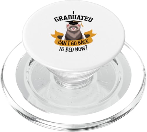 Lustiges Frettchen, Abschlussfeier, Bett, schläfrig müde PopSockets PopGrip für MagSafe Lustiges Frettchen, Abschlussfeier, Bett, schläfrig müde PopSockets PopGrip für MagSafe von Favorite Sleepy Graduate Pet Animal Cute Art